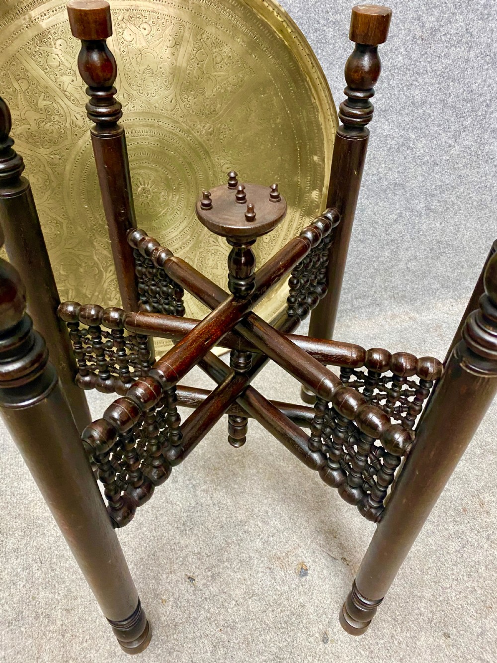 Benares Brass Coffee Table View VI