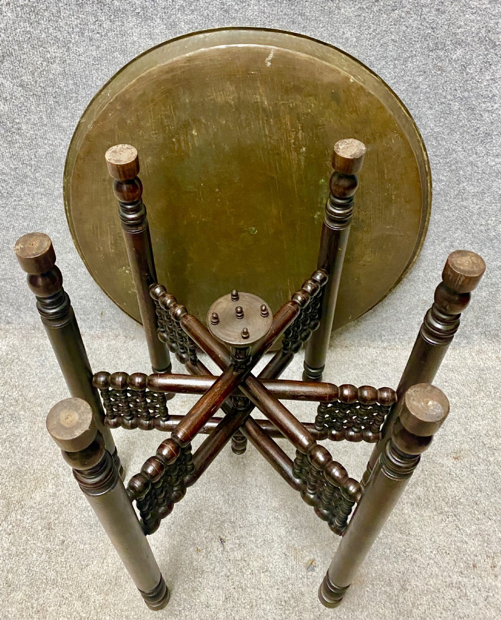 Benares Brass Coffee Table View VII
