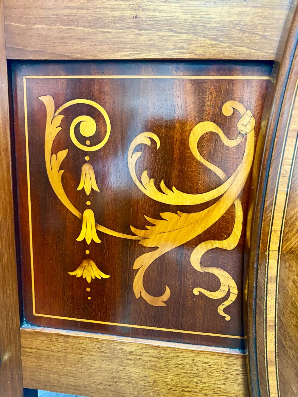 Good Quality Edwardian Inlaid Hall Stand View II