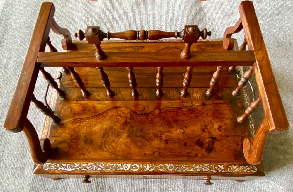 Regency Rosewood Desk Top Book Carrier View II