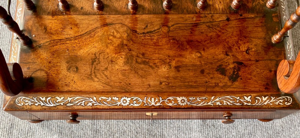 Regency Rosewood Desk Top Book Carrier View VII