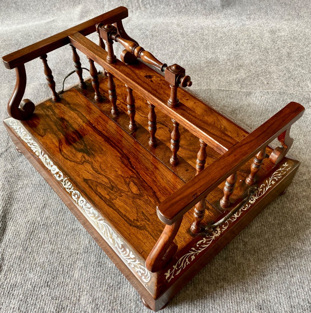 Regency Rosewood Desk Top Book Carrier View X