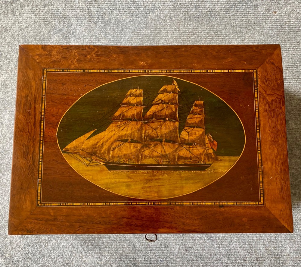 British Clipper Inlaid Trinity House Box View IV