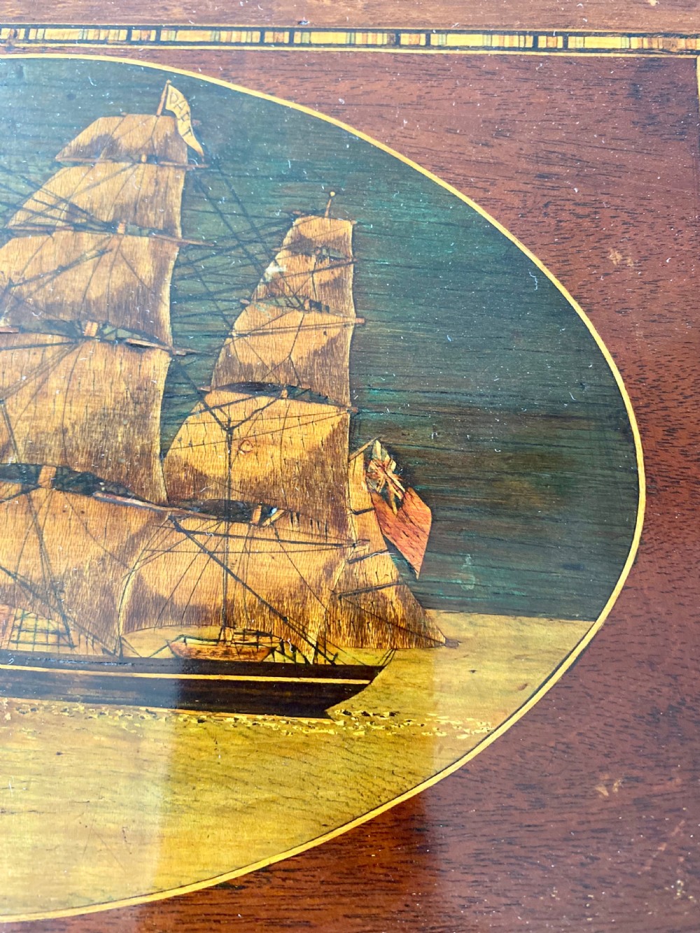 British Clipper Inlaid Trinity House Box View VI