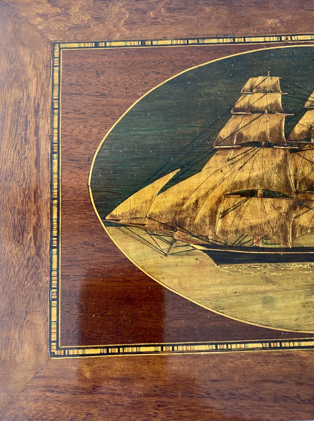 British Clipper Inlaid Trinity House Box View VII