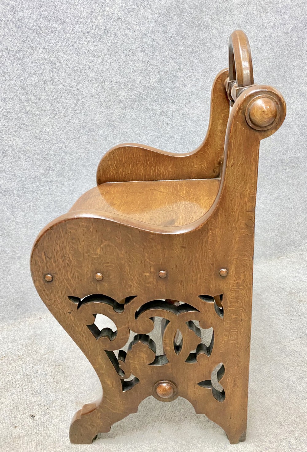 Unusual Richard Bridgens Oak Hall Seat View II