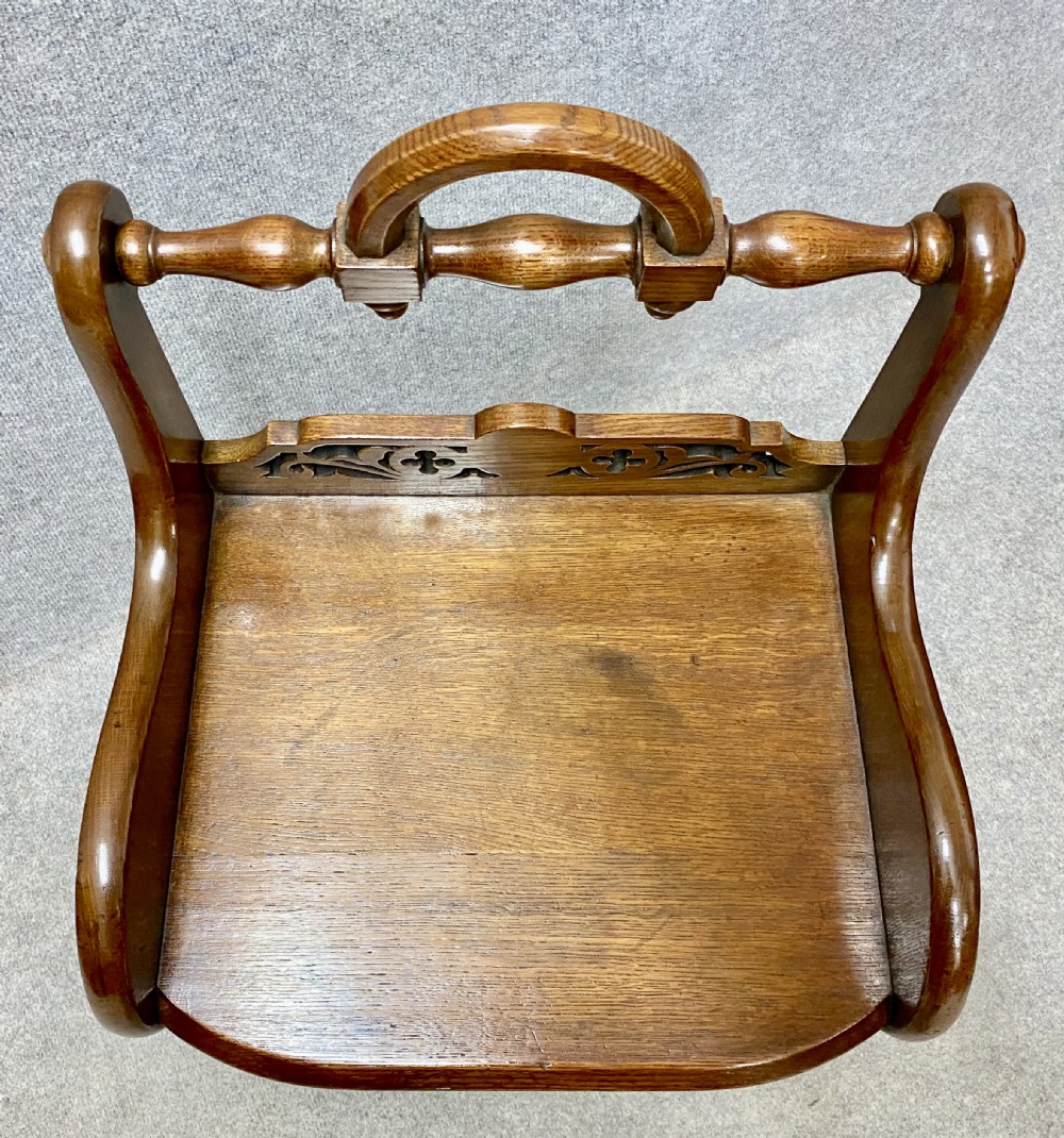 Unusual Richard Bridgens Oak Hall Seat View III