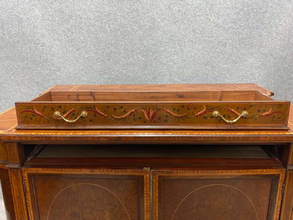 Fine Pair of Sheraton Revival Side Cabinets View V