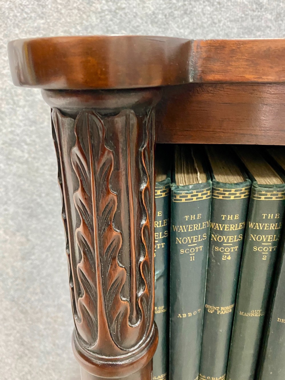 Good Quality Mahogany Open Bookcase View II