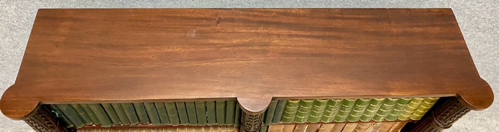 Good Quality Mahogany Open Bookcase View VI