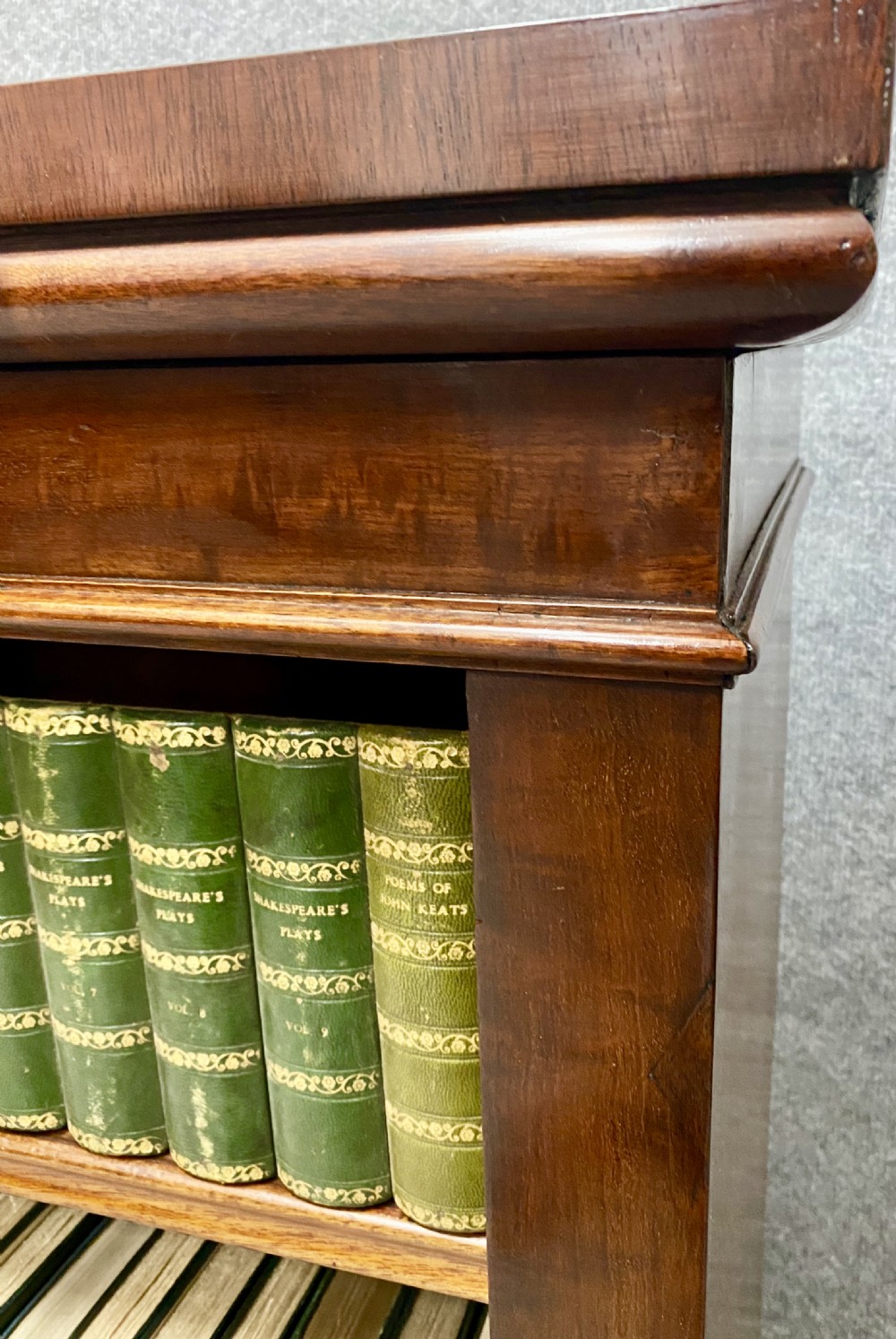 Victorian Mahogany Open Bookcase View III