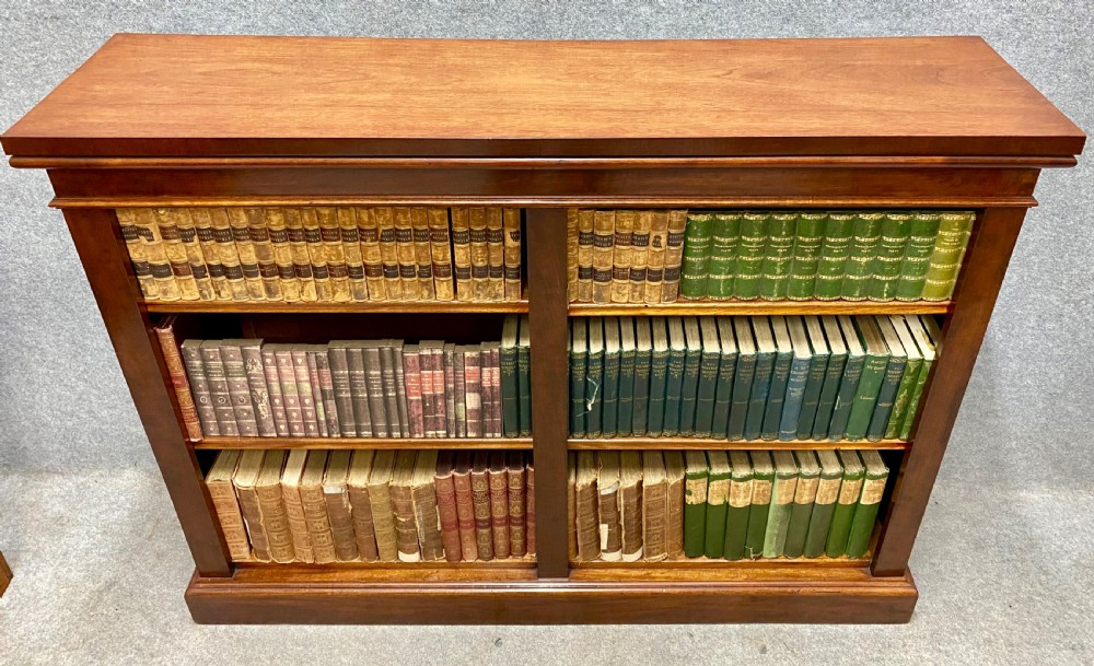 Victorian Mahogany Open Bookcase View IV
