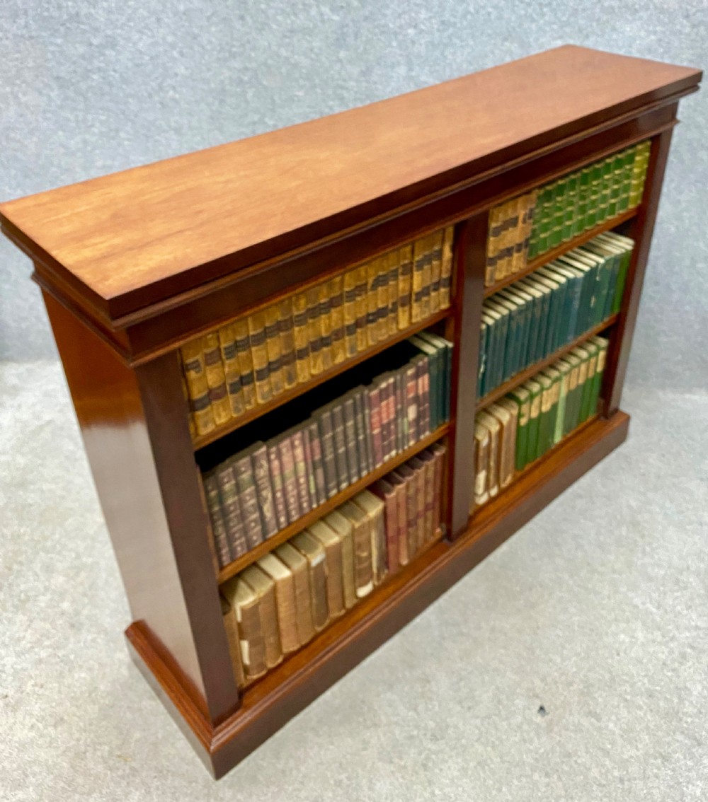 Victorian Mahogany Open Bookcase View VII