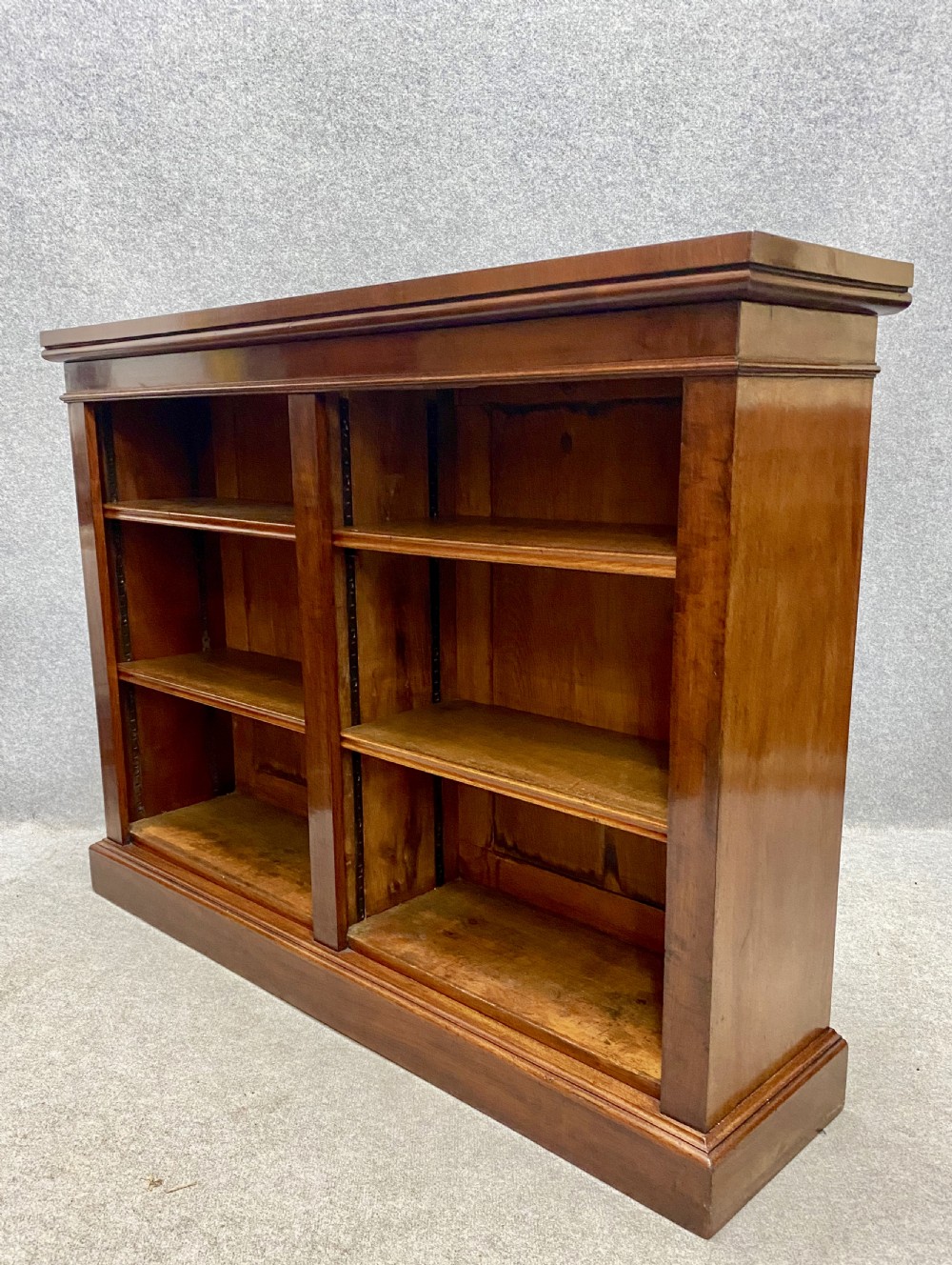 Victorian Mahogany Open Bookcase View VIII