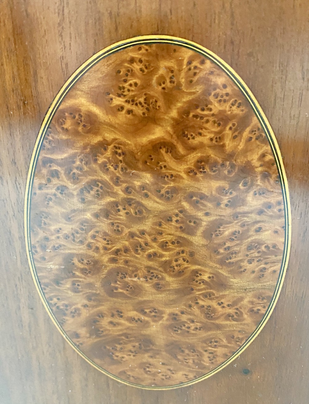 Mahogany and Marquetry Inlaid Side Cabinet View VI