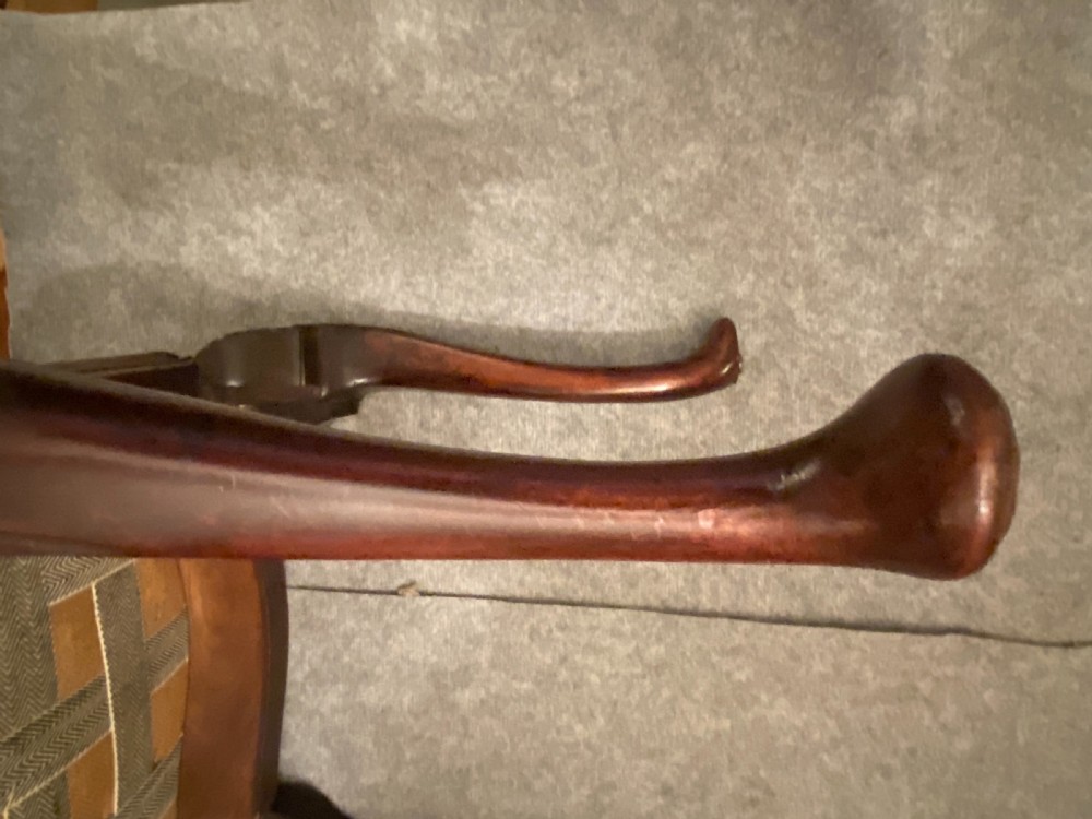 George I Style Mahogany & Leather Stool View IV