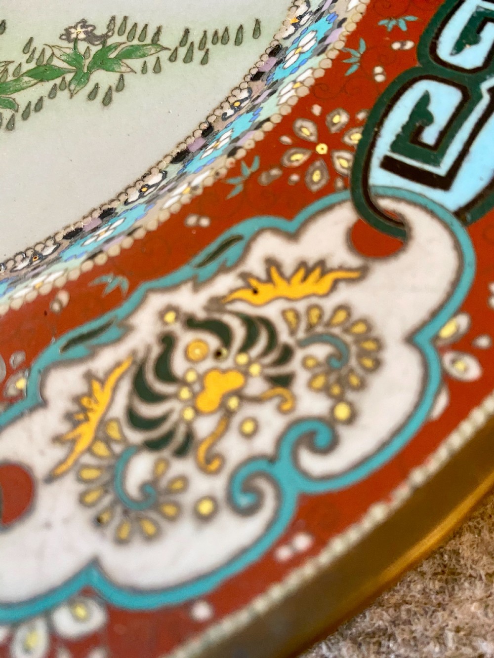 Cloisonne Charger View VII