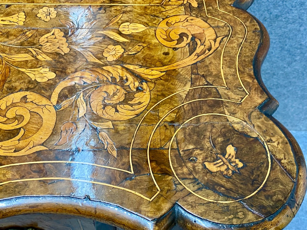 Antique Dutch Marquetry Cabinet on Chest View X