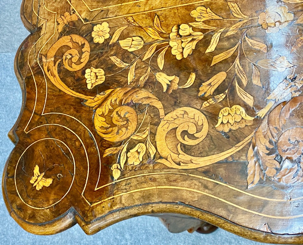 Antique Dutch Marquetry Cabinet on Chest View XI