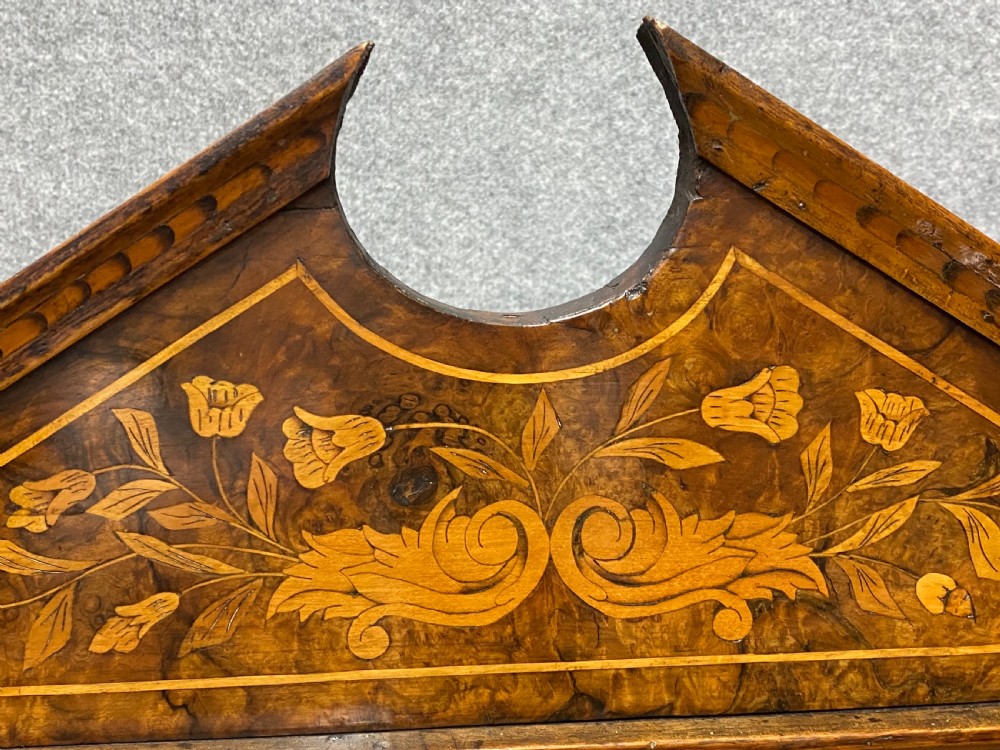 Antique Dutch Marquetry Cabinet on Chest View XIII