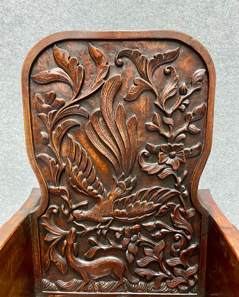 Anglo Indian Peacock Chair View III