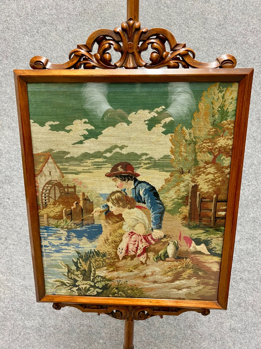Good Quality Victorian Pole Screen View II