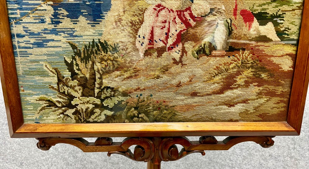 Good Quality Victorian Pole Screen View IV