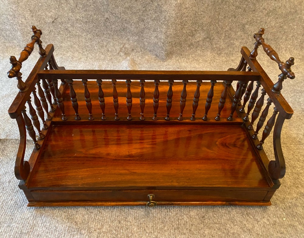 Fine Regency Rosewood Book Carrier