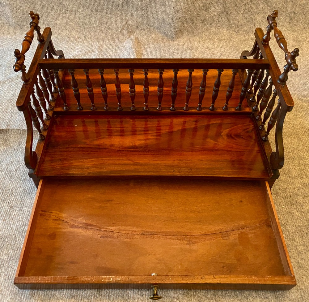 Fine Regency Rosewood Book Carrier View II