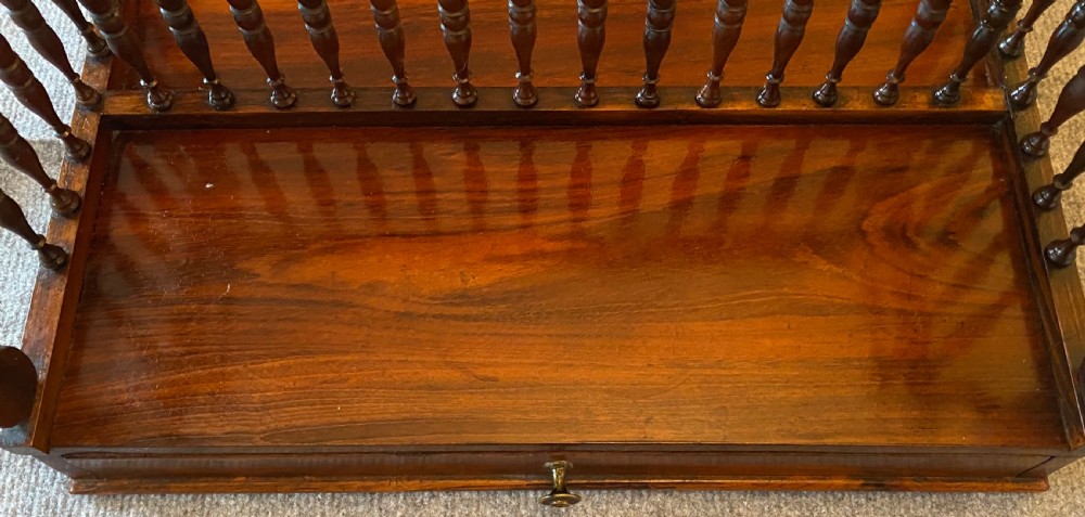 Fine Regency Rosewood Book Carrier View VI