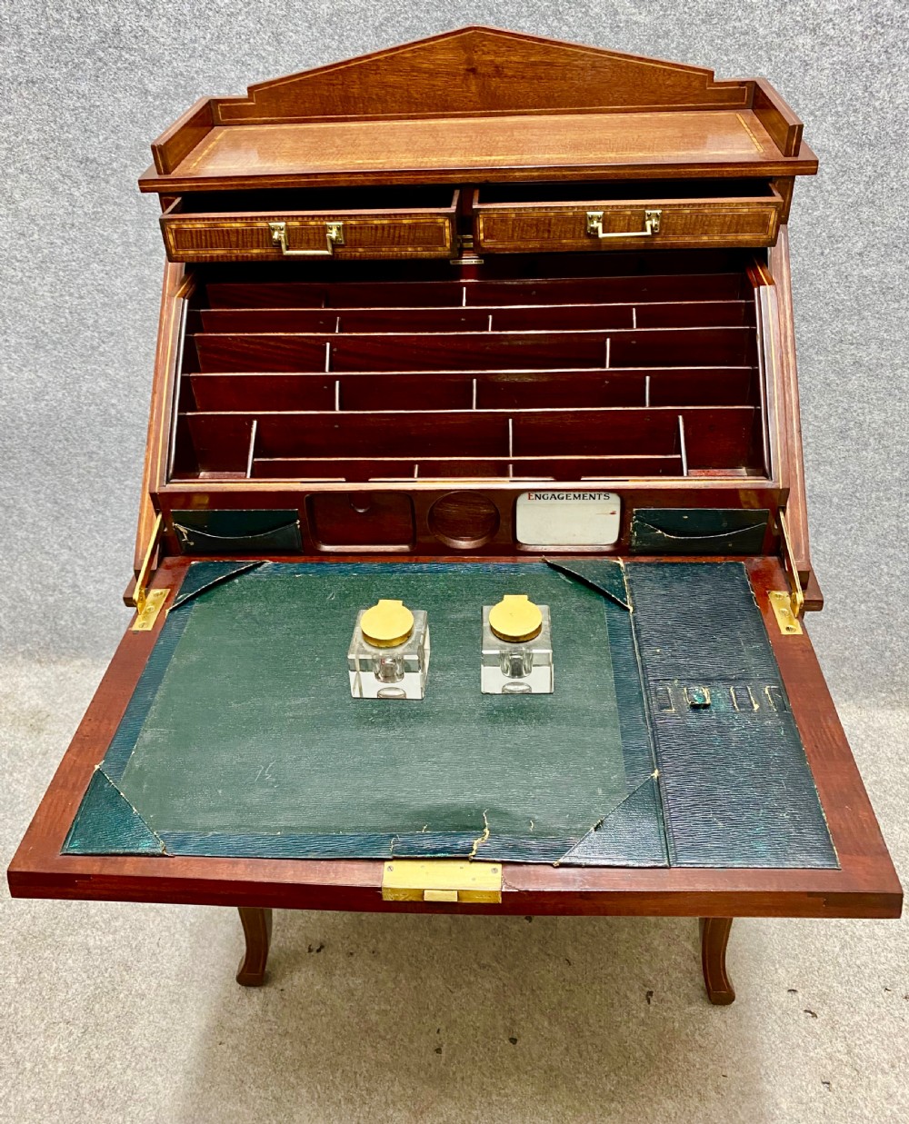 Unusual Edwardian Moving Interior Bureau View VI