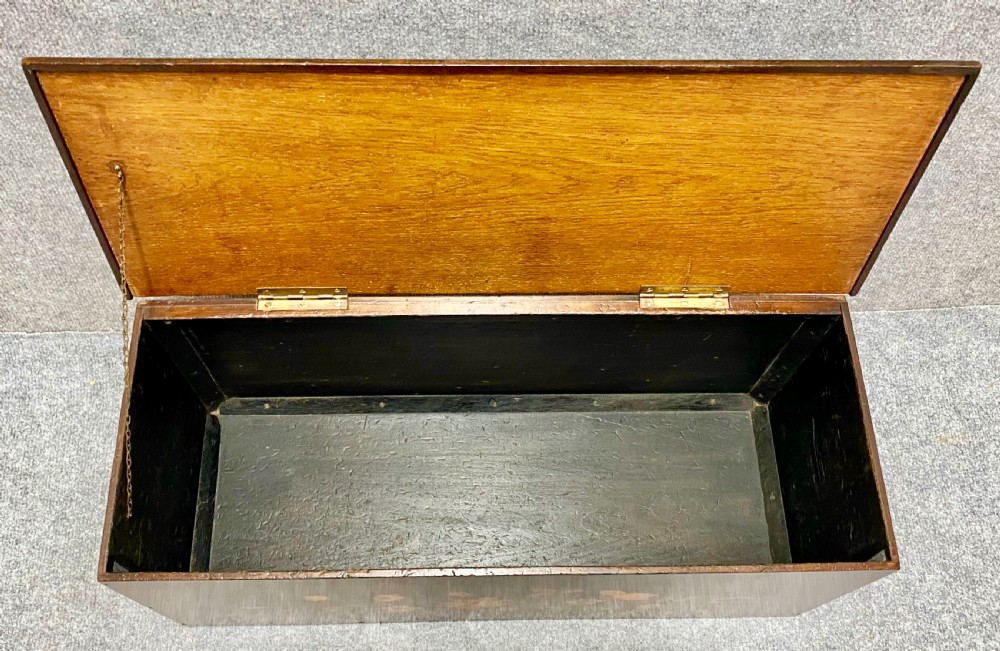 Rosewood and Marquetry Inlaid Box View II