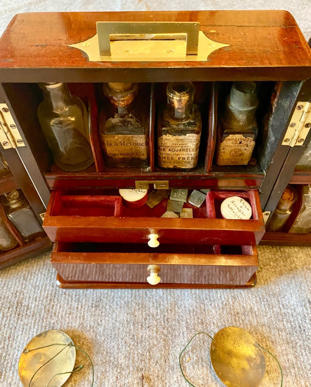 Small 19th. Century Apothercary Chest View II