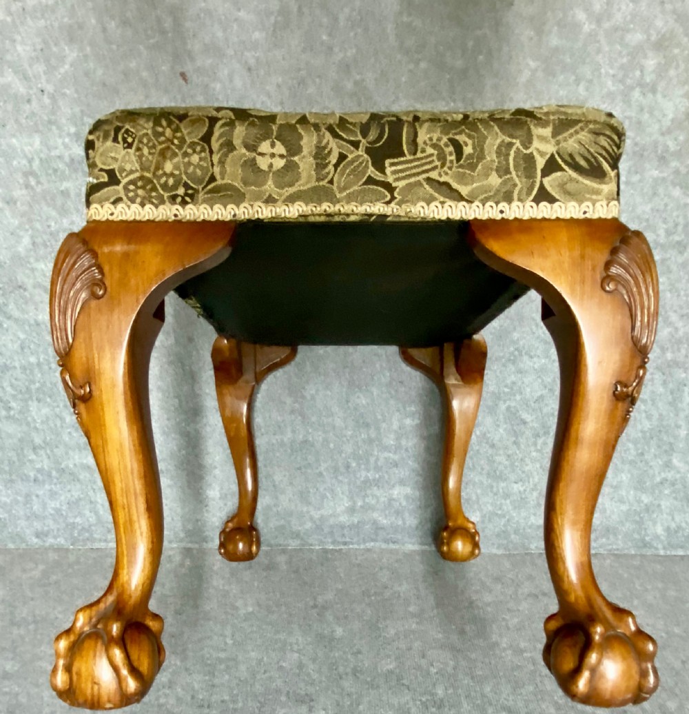 Good George II Style Walnut Stool View II