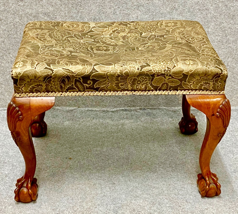 Good George II Style Walnut Stool View III