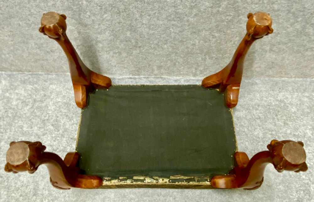 Good George II Style Walnut Stool View V