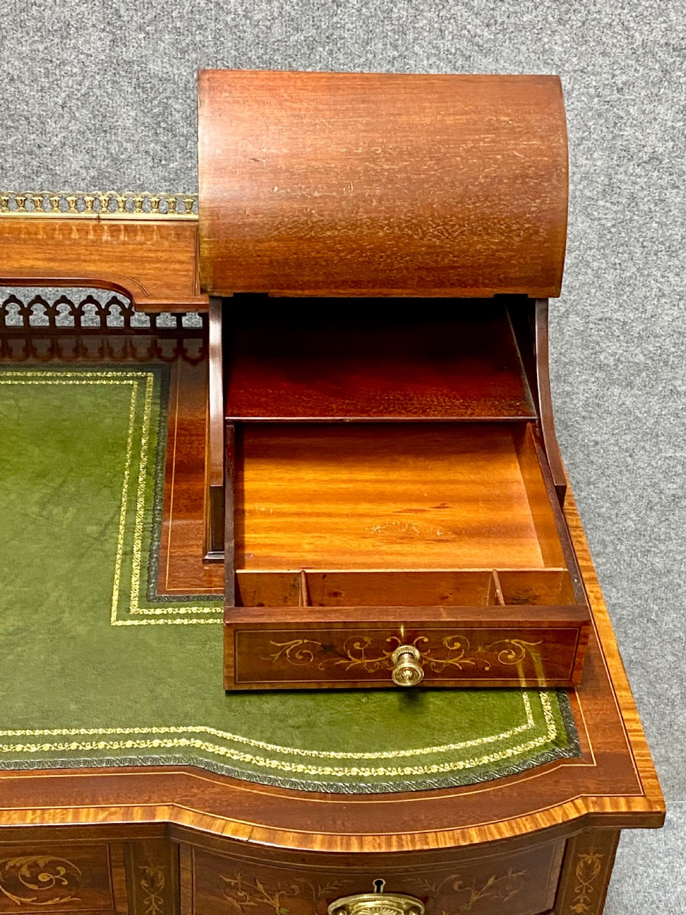 Stunning Inlaid Carlton House Desk View II