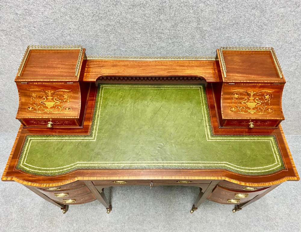 Stunning Inlaid Carlton House Desk View VI