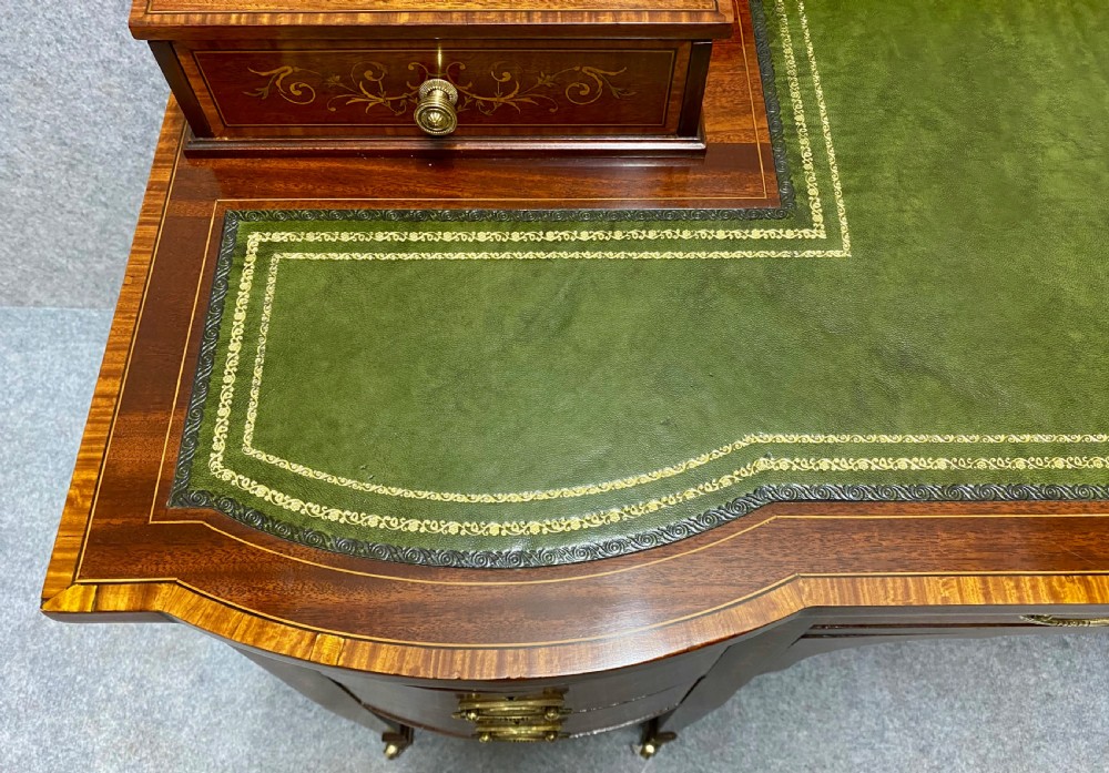 Stunning Inlaid Carlton House Desk View VII