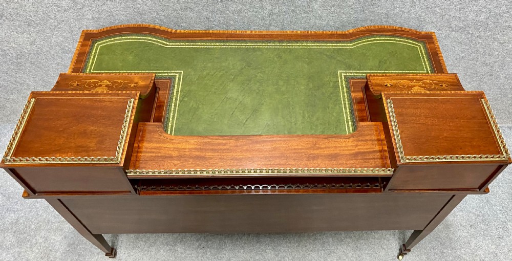 Stunning Inlaid Carlton House Desk View X