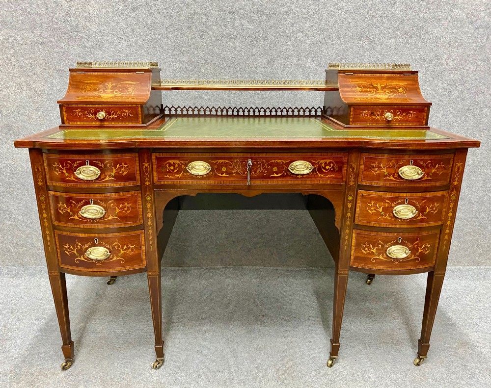 Stunning Inlaid Carlton House Desk View XIII