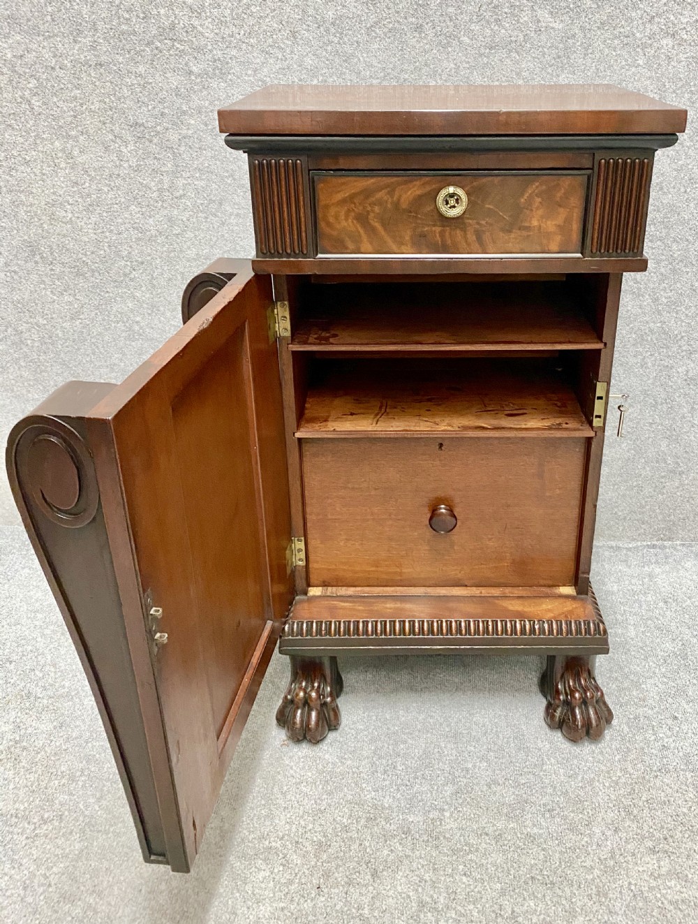 Superb Pair of Regency Pedestal Cabinets View V