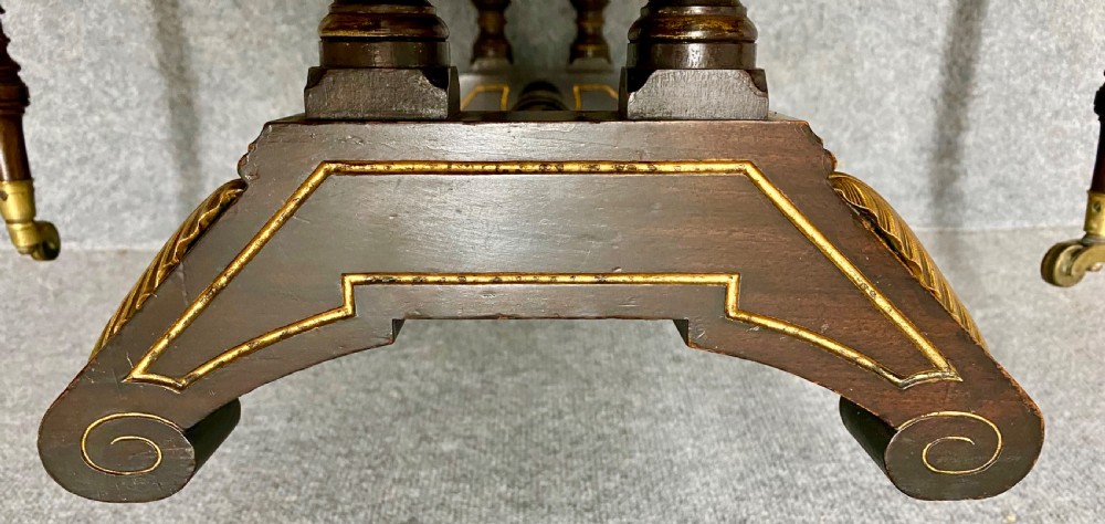 Quality Morison & Co. of Edinburgh Walnut 2 Tier Sutherland Table View IX
