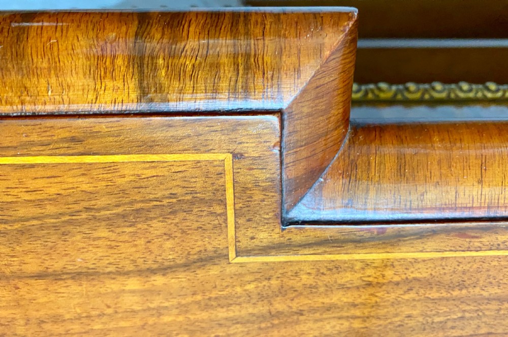 Superb Burr Walnut Open & Enclosed Bookcase View XIII