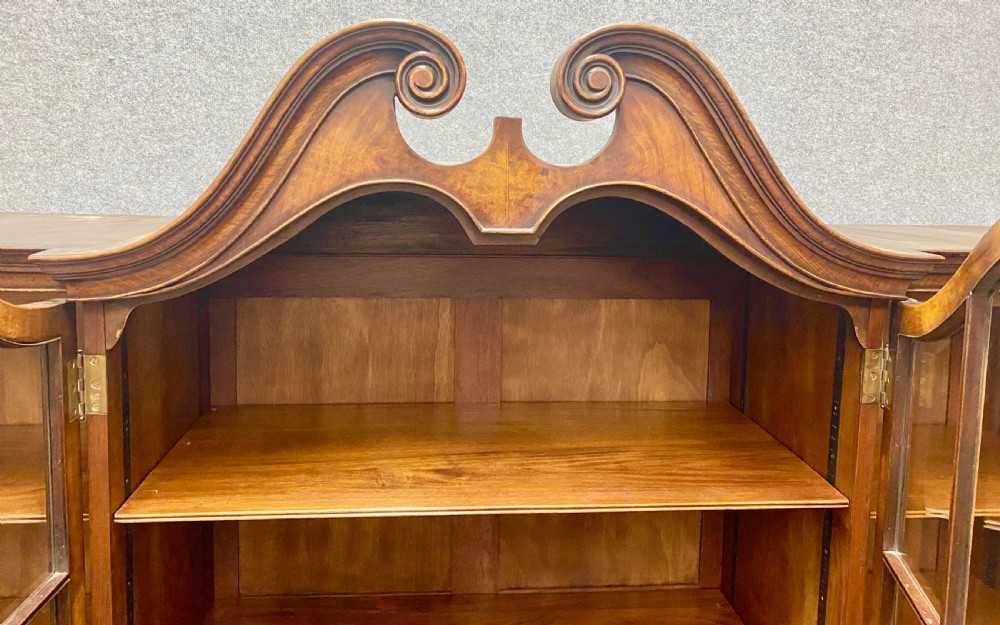 Maple & Co. Breakfront Walnut Bookcase View III