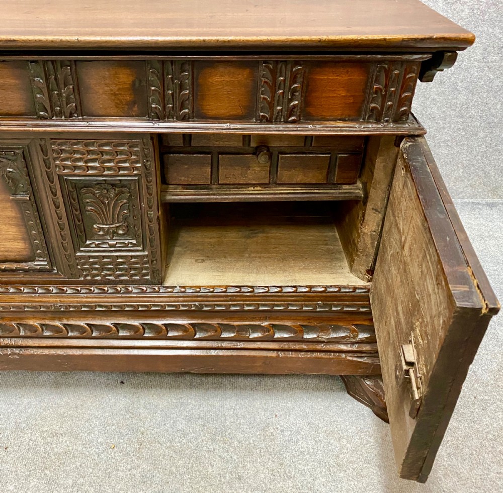 17th Century Catalan Walnut Cassone Chest View IV