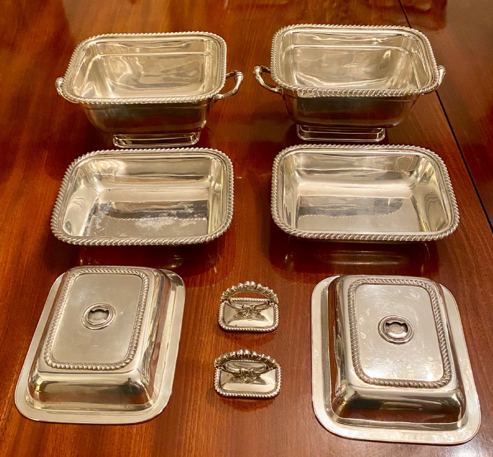 Good Pair of Silver Plated Entree Dishes View II