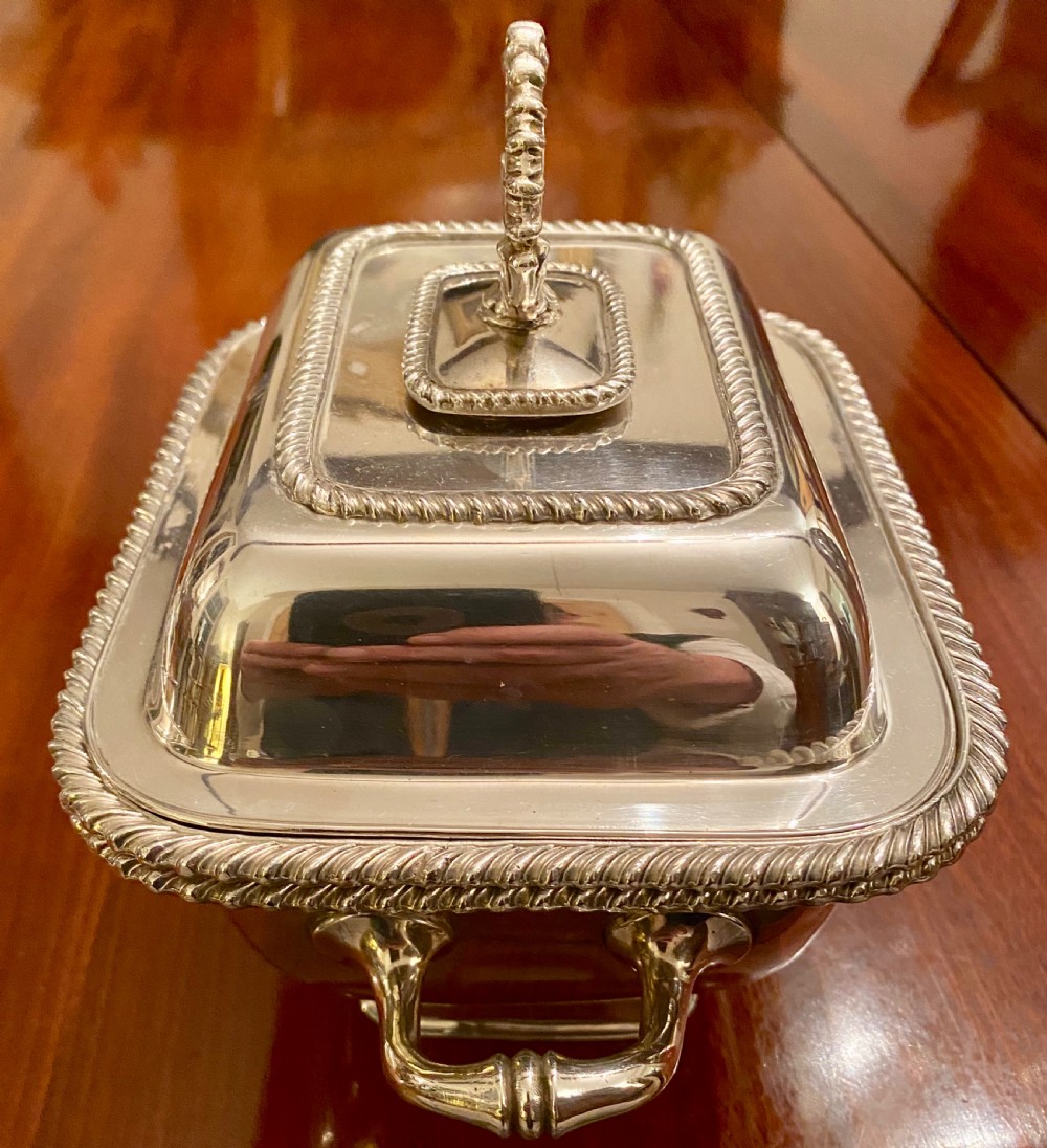 Good Pair of Silver Plated Entree Dishes View VI