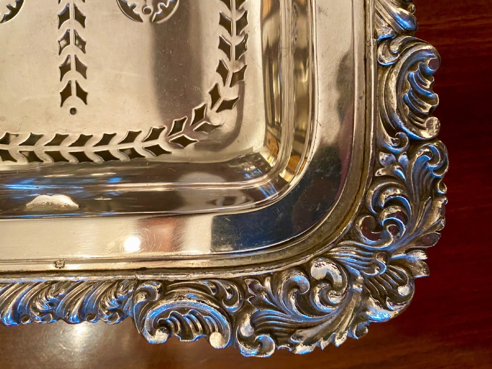 Silver Plated Entree Dish with Spirit Burner View IV