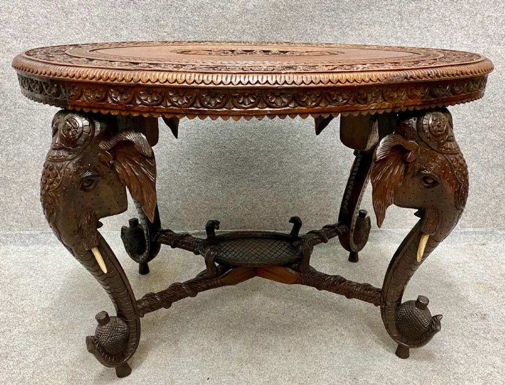 Anglo Indian Elephant Coffee Table